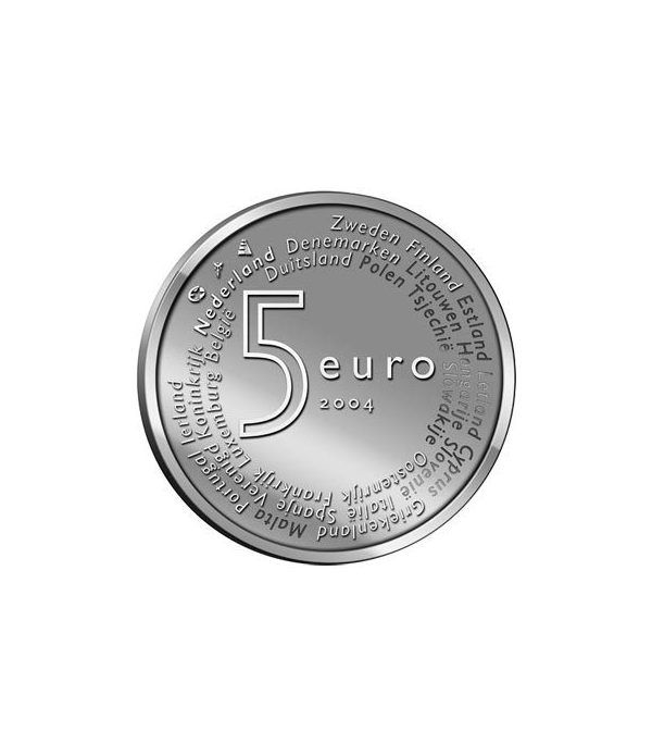 Holanda 5 Euros 2004 Ampliación Unión Europea.  - 4