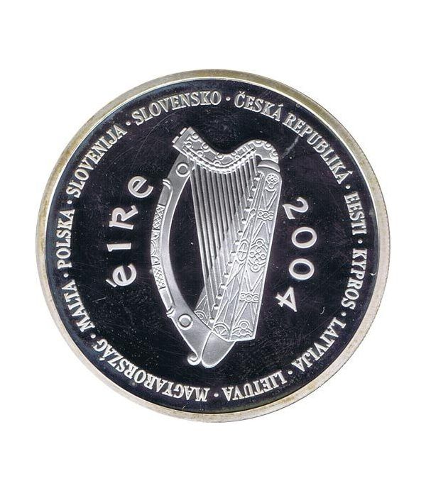 Irlanda 10 Euros incorporación Unión Europea 2004. Estuche Proof  - 2