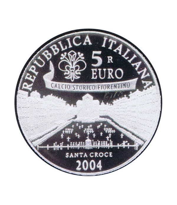 Italia 5 Euros 2004 FIFA (estuche proof)