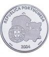 Portugal 5 Euros 2004 Unesco Evora. Plata