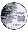 Portugal 8 Euros 2005 Fin II Guerra Mundial. Plata.