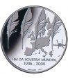 Portugal 8 Euros 2005 Fin II Guerra Mundial. Plata.