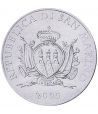 San Marino 10 Euros de plata Uniforme Militar año 2005