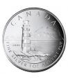 Canada 20$ 2004 Serie Faros. Isla de Sambro. Plata.