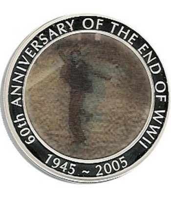 Moneda onza de plata 1$ Australia 60º Aniv. 2ª guerra mundial