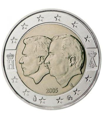 moneda conmemorativa 2 euros Belgica 2005.  - 2
