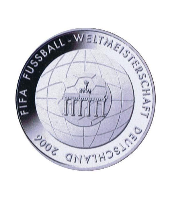 moneda Alemania 10 Euros 2006 Fifa.  - 2
