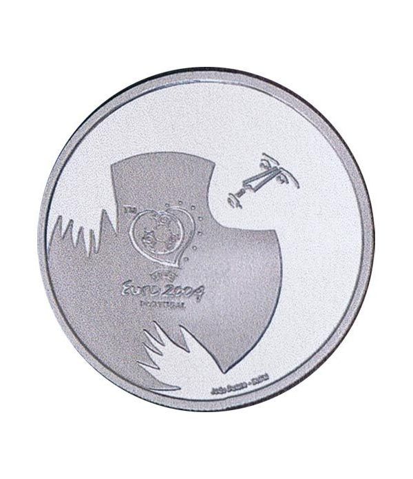 Portugal 8 Euros 2004 UEFA Portero. Plata.