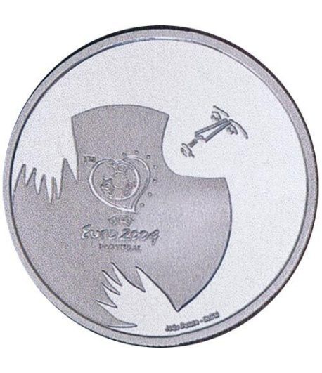 Portugal 8 Euros 2004 UEFA Portero. Plata.