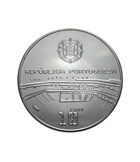 Portugal 10 Euros 2006 Mundial Futbol FIFA Alemania. Plata.