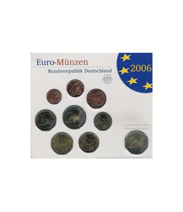 Cartera oficial euroset Alemania 2006 (5 cecas).  - 2