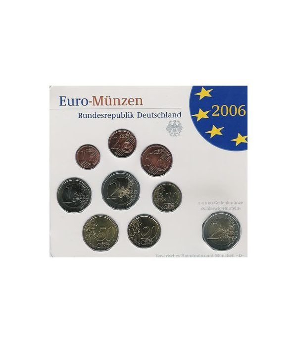 Cartera oficial euroset Alemania 2006 (5 cecas).