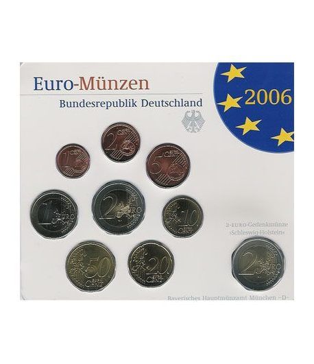 Cartera oficial euroset Alemania 2006 (5 cecas).