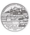 moneda Austria 10 Euros 2006. Convento Nonnberg. Plata.