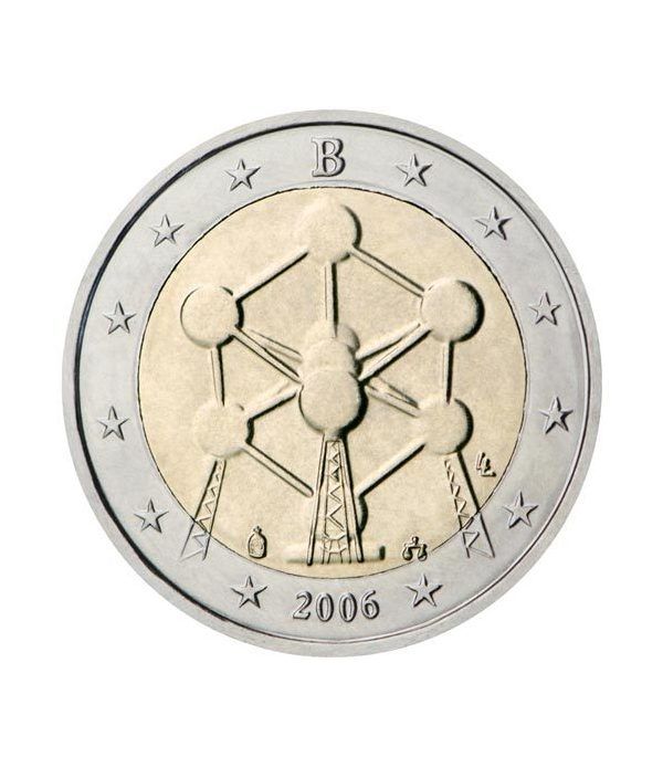 moneda conmemorativa 2 euros Belgica 2006.