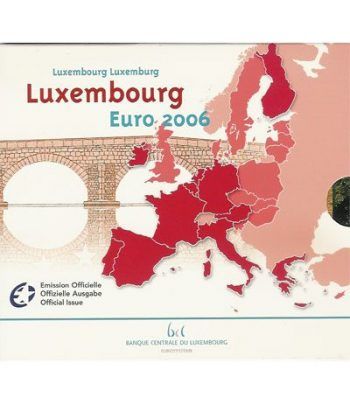 Cartera oficial euroset Luxemburgo 2006  - 2