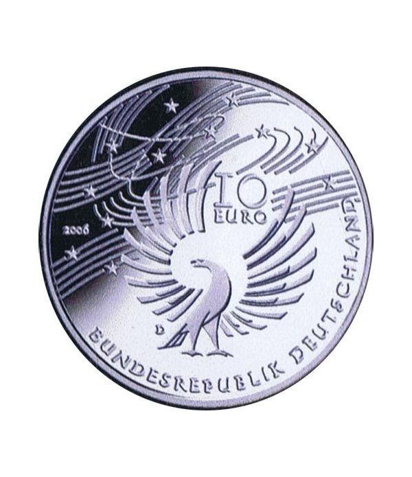 moneda Alemania 10 Euros 2006 D. Mozart.  - 2