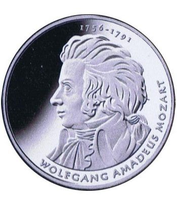 moneda Alemania 10 Euros 2006 D. Mozart.