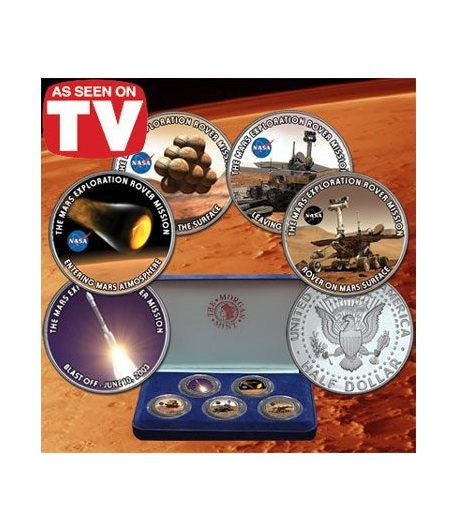 E.E.U.U. 1/2$ (2004) Exploración en Marte "set de 5"