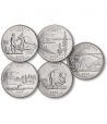 E.E.U.U. 1/4$ 2005 Statehood Quarters (5 monedas)