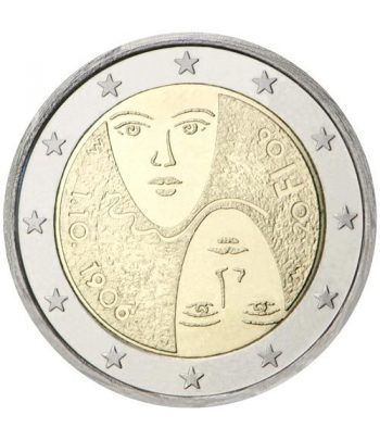 moneda conmemorativa 2 euros Finlandia 2006.
