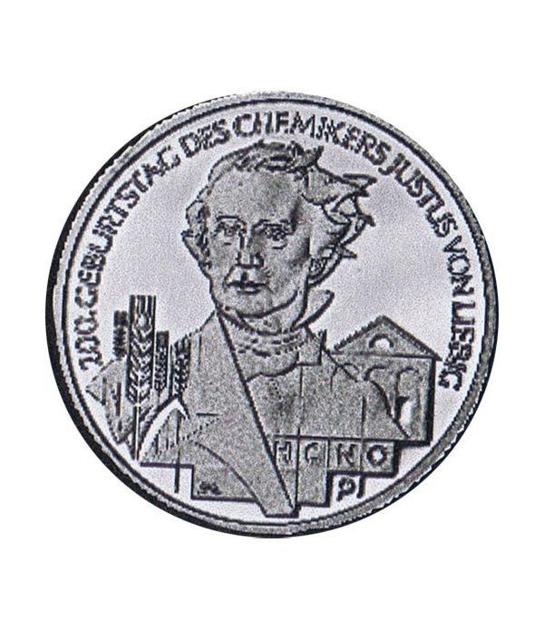 moneda Alemania 10 Euros 2003 J. Justus von Liebig.  - 2
