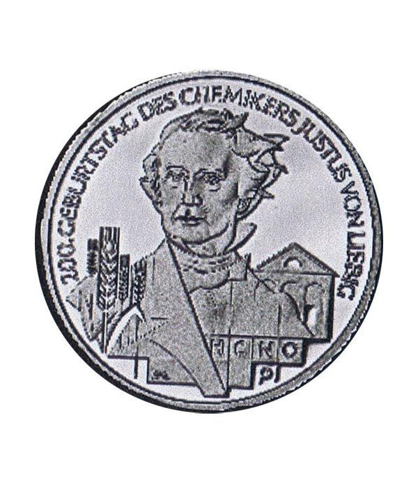 moneda Alemania 10 Euros 2003 J. Justus von Liebig.