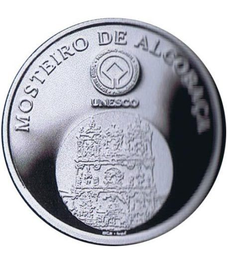 Portugal 5 Euros 2006 Unesco Monasterio de Alcobaça. Plata