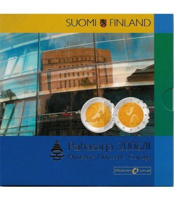 Cartera oficial euroset Finlandia 2006 +2€ II