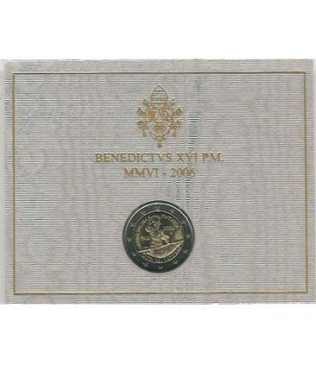 moneda conmemorativa 2 euros Vaticano 2006. Estuche Oficial.