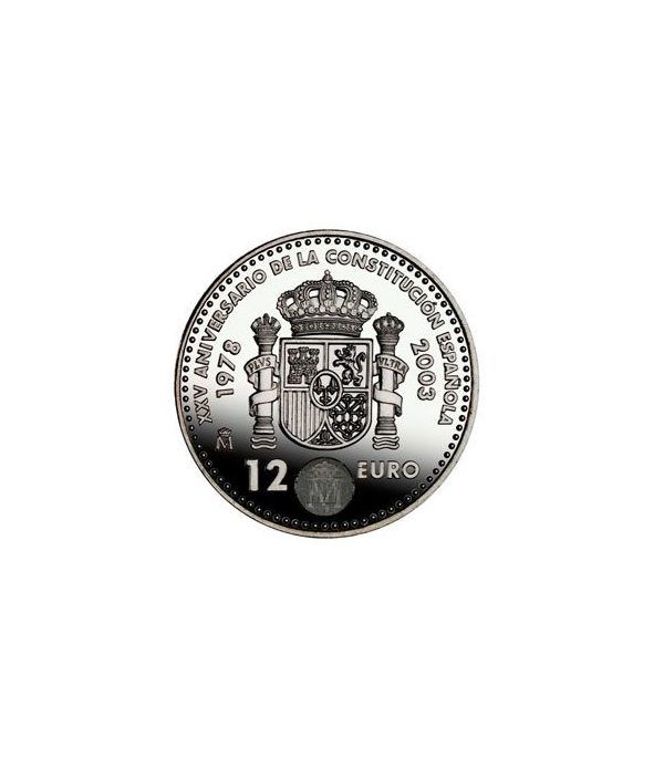 Moneda conmemorativa 12 euros 2003.