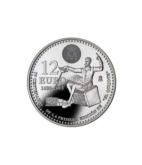 Moneda conmemorativa 12 euros 2005.