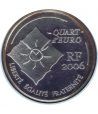 Moneda Francia 1/4 euro 2006 Aniversario TGV. Blister.