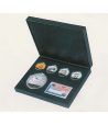 Monedas 2007 V Aniversario del Euro. Completa Oro y plata.