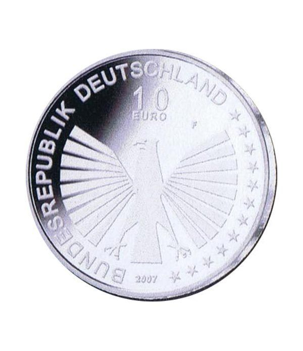 moneda Alemania 10 Euros 2007 F. Tratado de Roma.