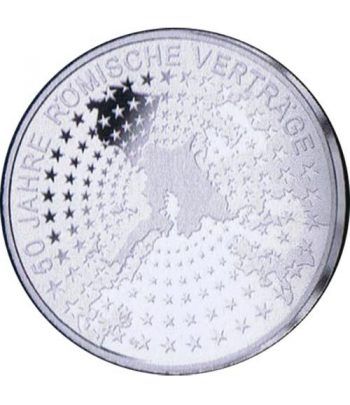 moneda Alemania 10 Euros 2007 F. Tratado de Roma.