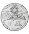 Moneda Francia 1/4 euro 2007 Vauban - estuche