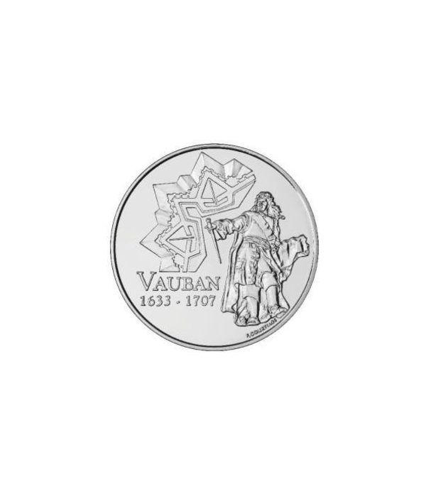 Moneda Francia 1/4 euro 2007 Vauban - estuche
