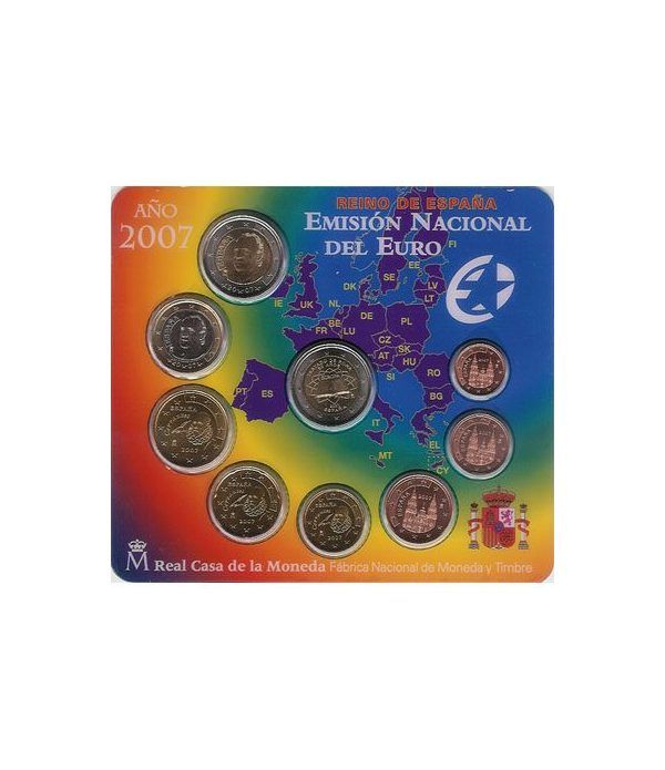 Cartera oficial euroset España 2007 + 2€ Tratado de Roma
