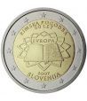 moneda Eslovenia 2 euros 2007 Tratado de Roma