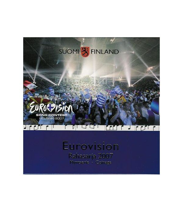 Cartera oficial euroset Finlandia 2007 II. Eurovisión  - 2