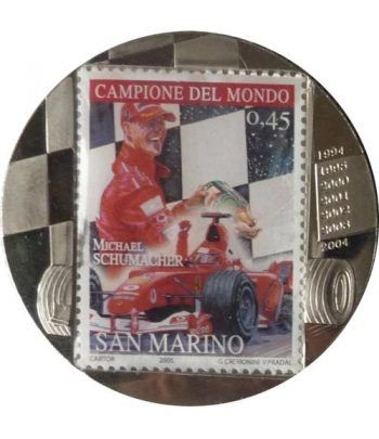 Republica Dem. Congo 2007 5 Fr. Michael Schumacher. Niquel.  - 1