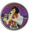 Moneda E.E.U.U. 1/4$ 2002 Elvis 1972 Burning love
