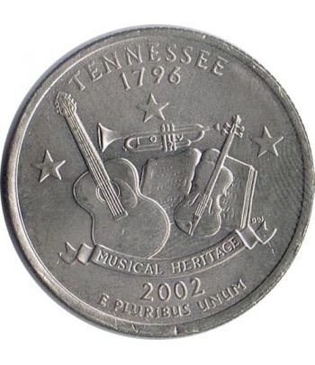 Moneda E.E.U.U. 1/4$ 2002 Elvis 1962 Return to Sender.