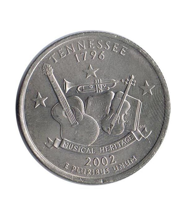 Moneda E.E.U.U. 1/4$ 2002 Elvis 1962 Return to Sender.  - 2