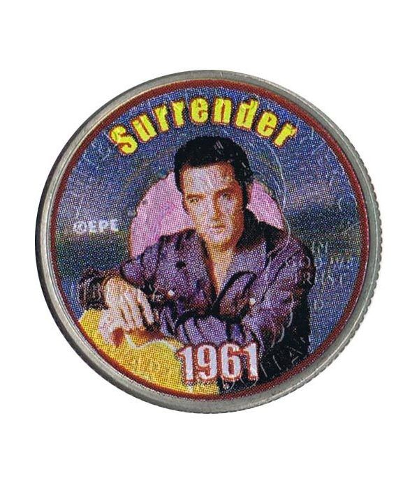 Moneda E.E.U.U. 1/4$ 2002 Elvis 1961 Surrender