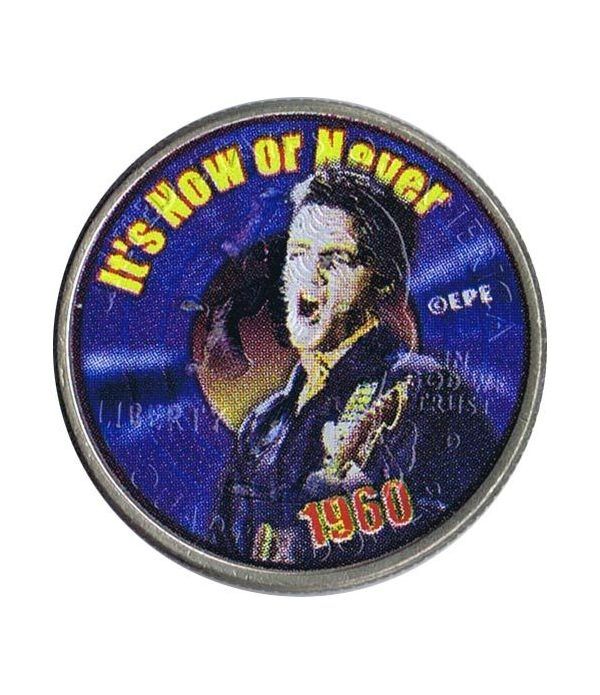 Moneda E.E.U.U. 1/4$ 2002 Elvis 1960 It's Now or Never.