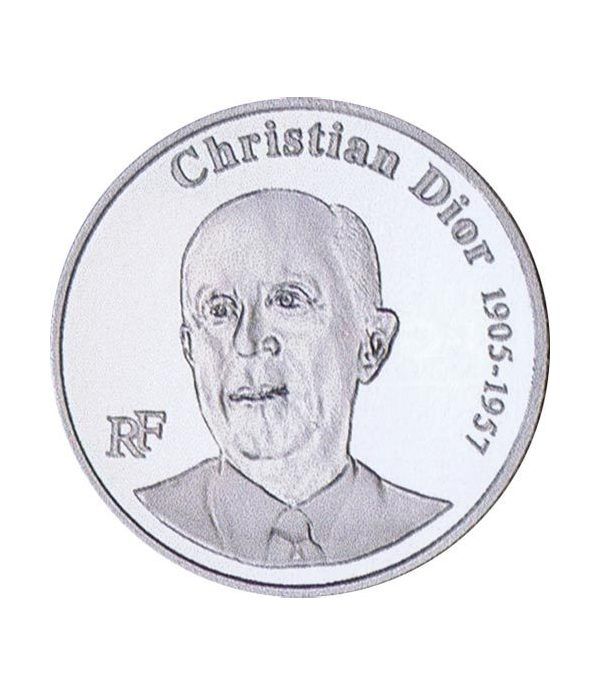 Moneda Francia 1 1/2 euro 2007 Christian Dior  - 4