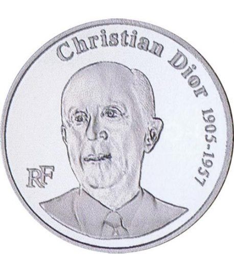 Moneda Francia 1 1/2 euro 2007 Christian Dior