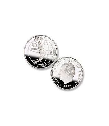 Moneda 2007 Eurobasket 07. 10 euros. Plata.  - 2